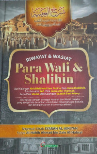 Image of RIWAYAT DAN WASIAT PARA WALI DAN SHALIHIN